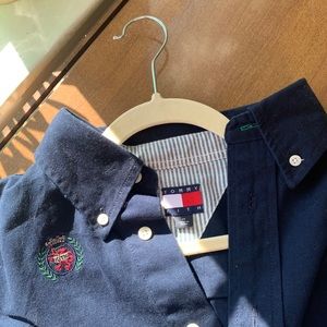 KITH x Tommy Hilfiger Twill Woven Shirt Navy